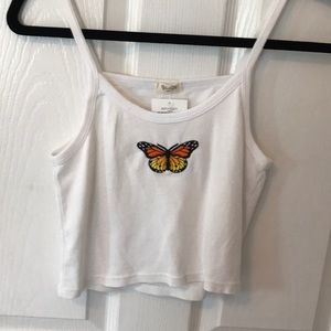 NWT Brandy Butterfly tank!